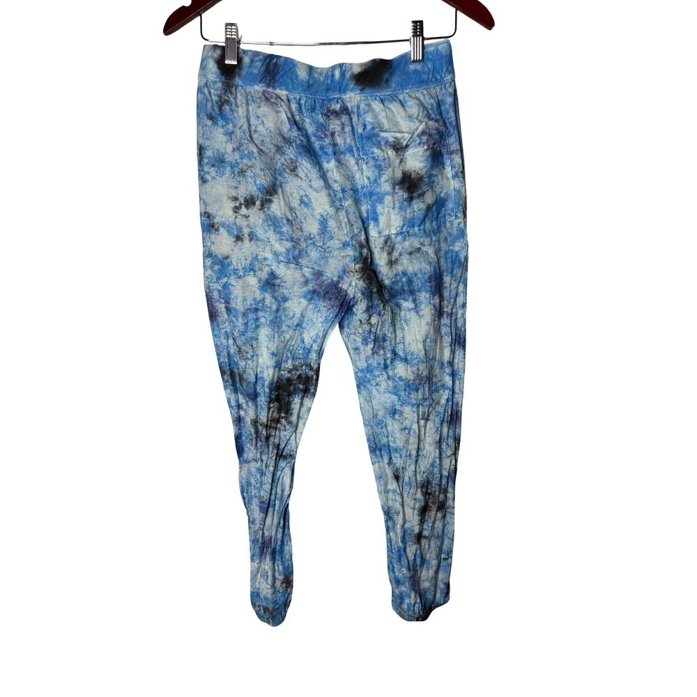 Raquel Allegra Blue white Tie-Dye Easy Lounge Pants sz 0 US XS - Picture 2 of 9